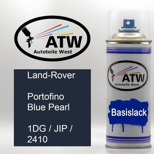 Land-Rover, Portofino Blue Pearl, 1DG / JIP / 2410: 400ml Sprühdose, von ATW Autoteile West.